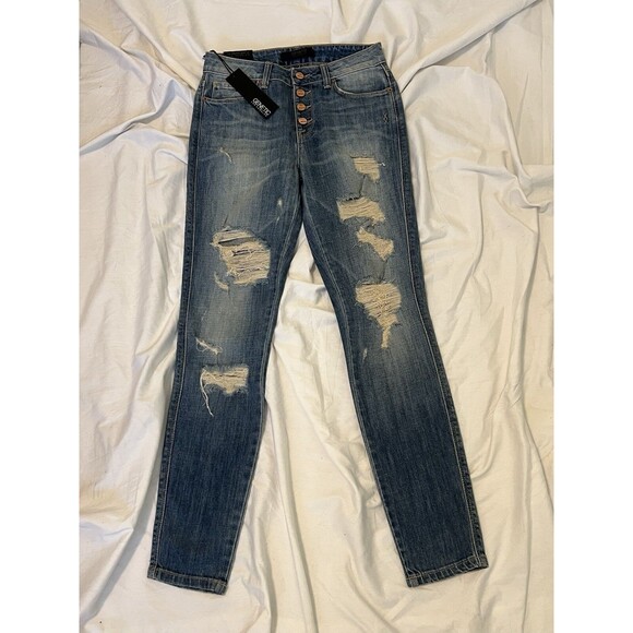Genetic Denim - Genetic Los Angeles W11932A Distressed Women’s Jeans  24 Pants  Denim